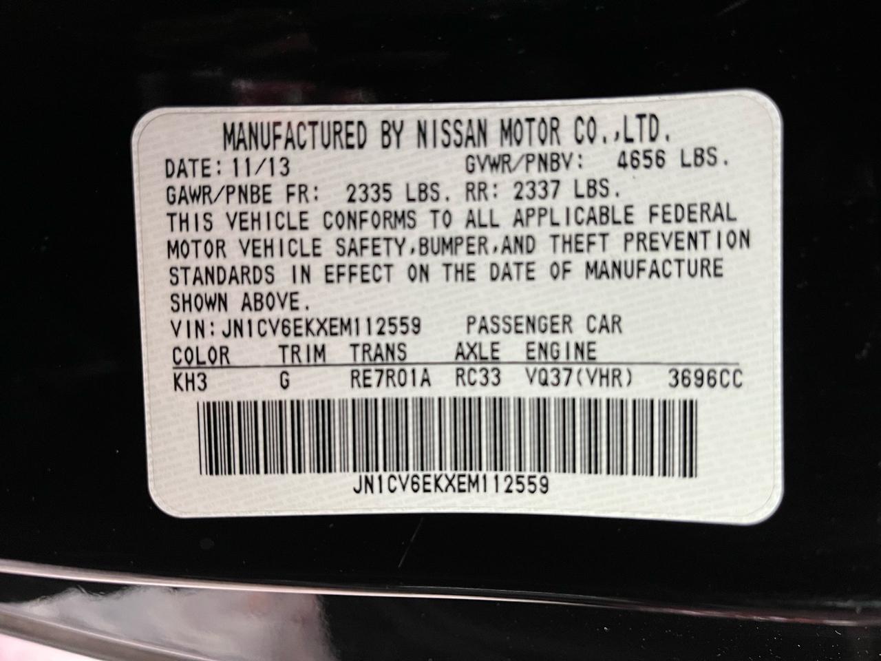 2014 INFINITI Q60 - Image 44