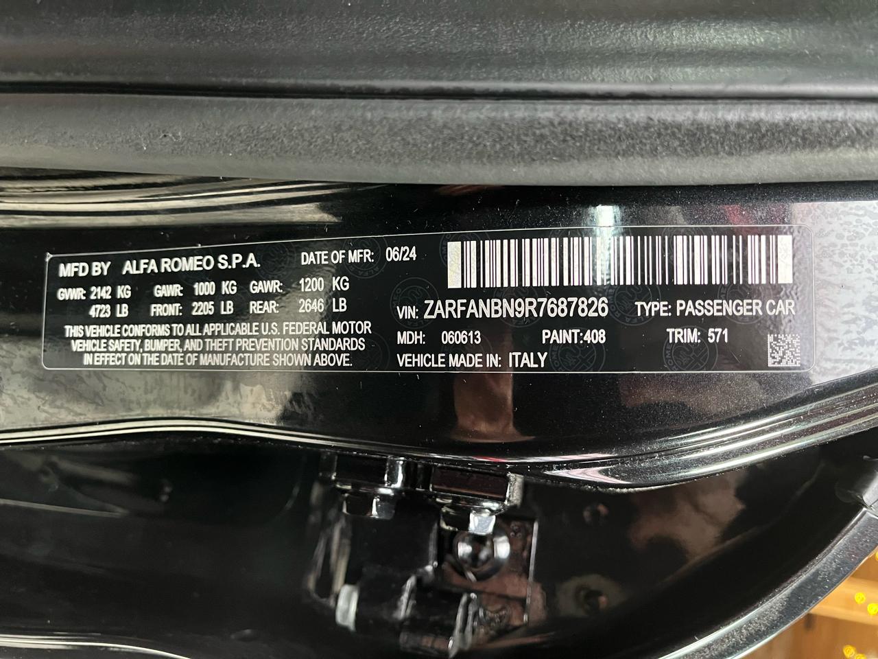 2024 ALFA ROMEO GIULIA (952) - Image 46