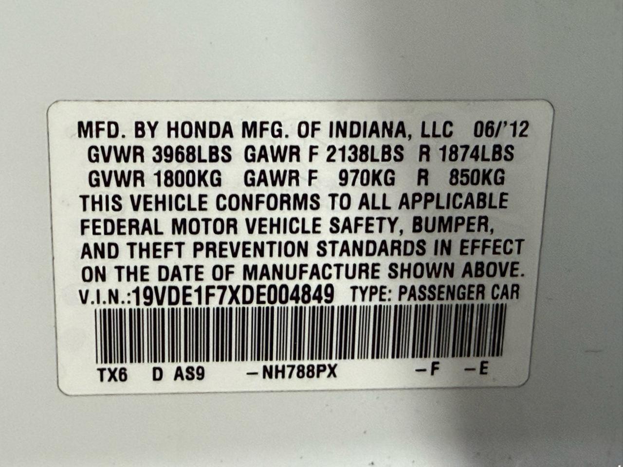 2013 ACURA ILX - Image 44