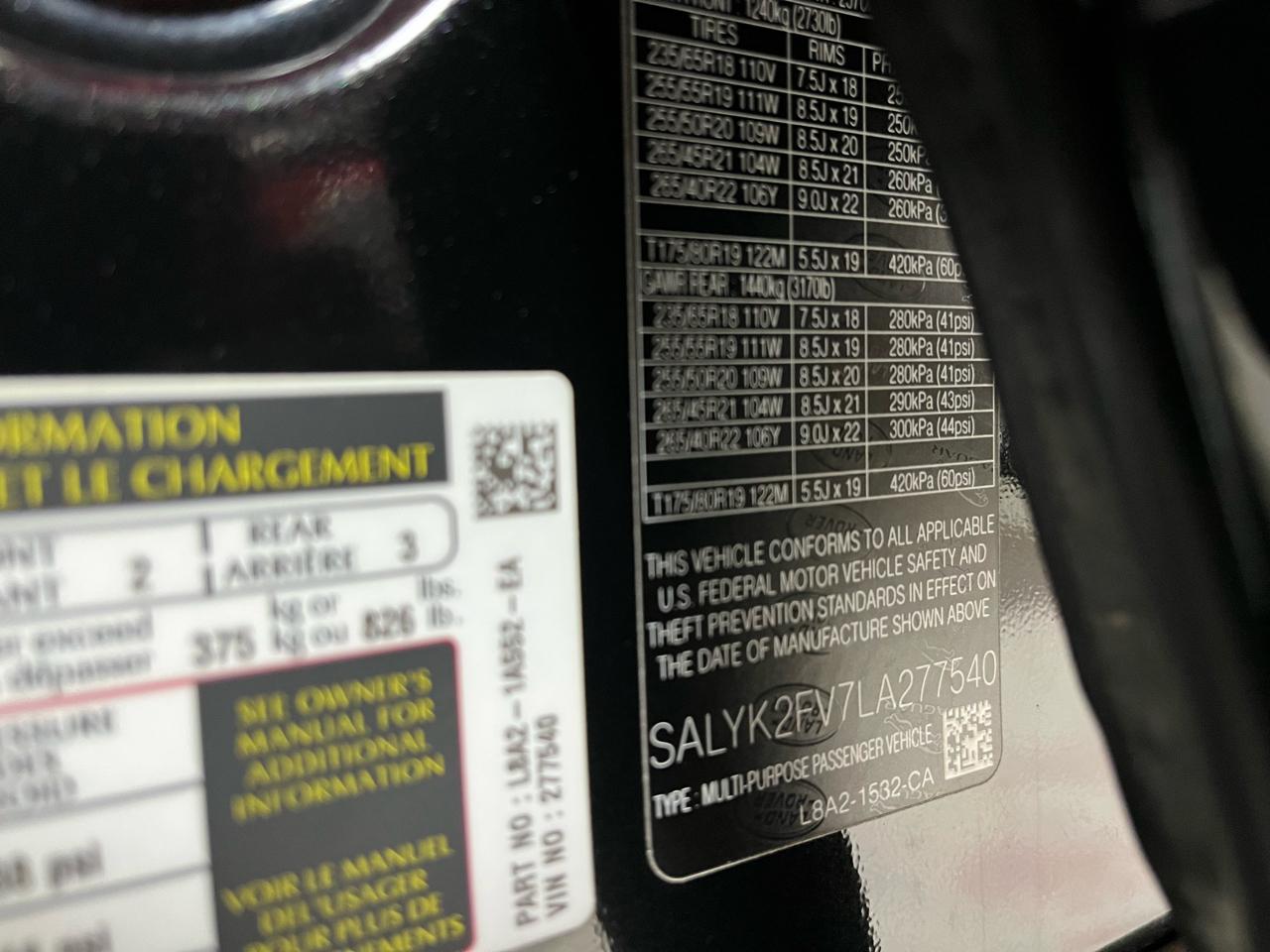 2020 LAND ROVER RANGE ROVER VELAR - Image 46