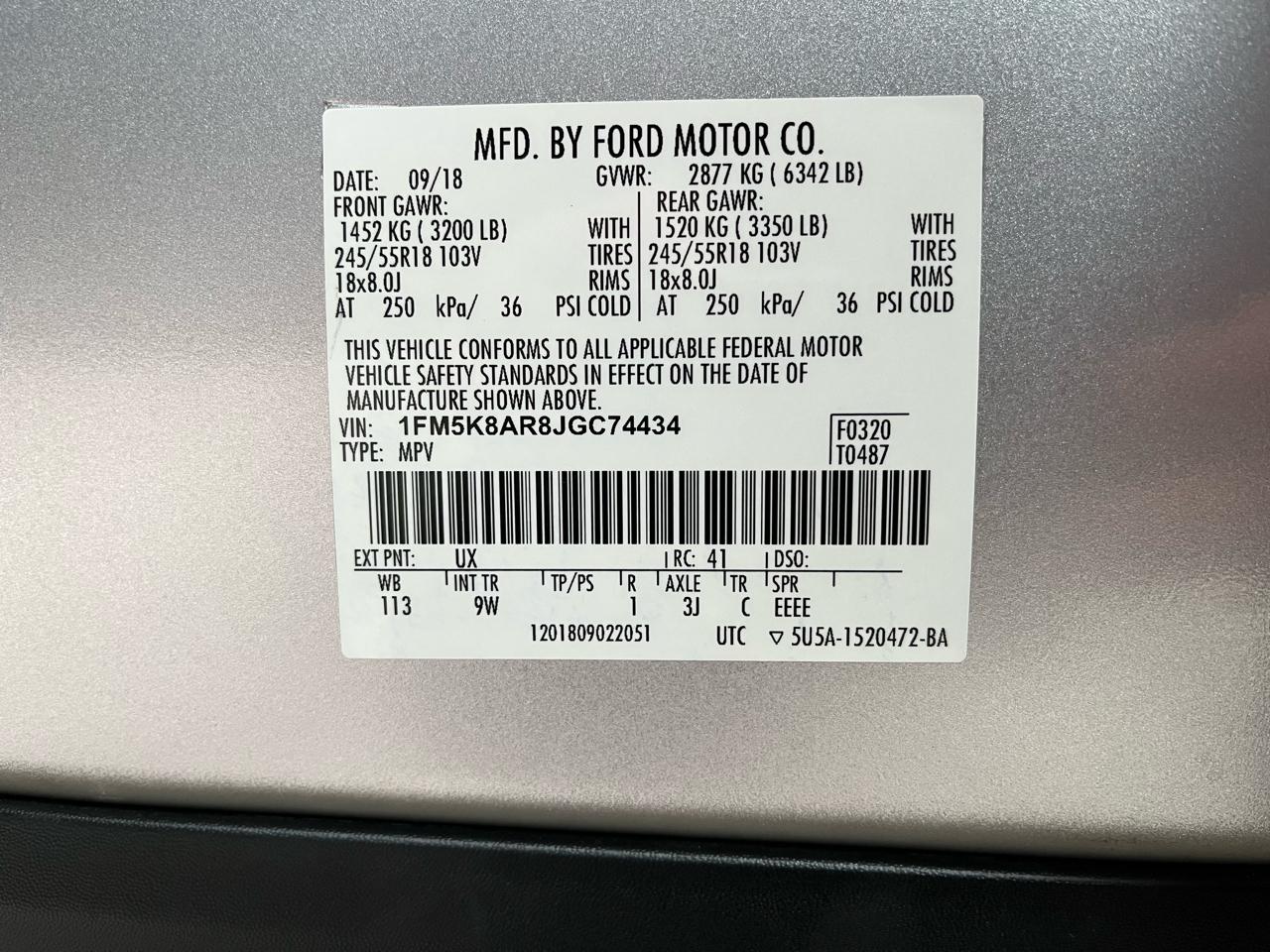 2018 FORD EXPLORER - Image 43