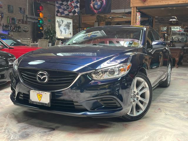 Blue 2015 Mazda MAZDA6 i Touring Sedan Front-Wheel Drive Automatic