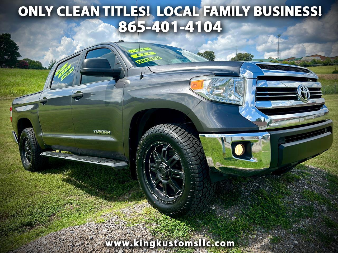 2016 Toyota Tundra SR5 5.7L V8 FFV CrewMax 4WD