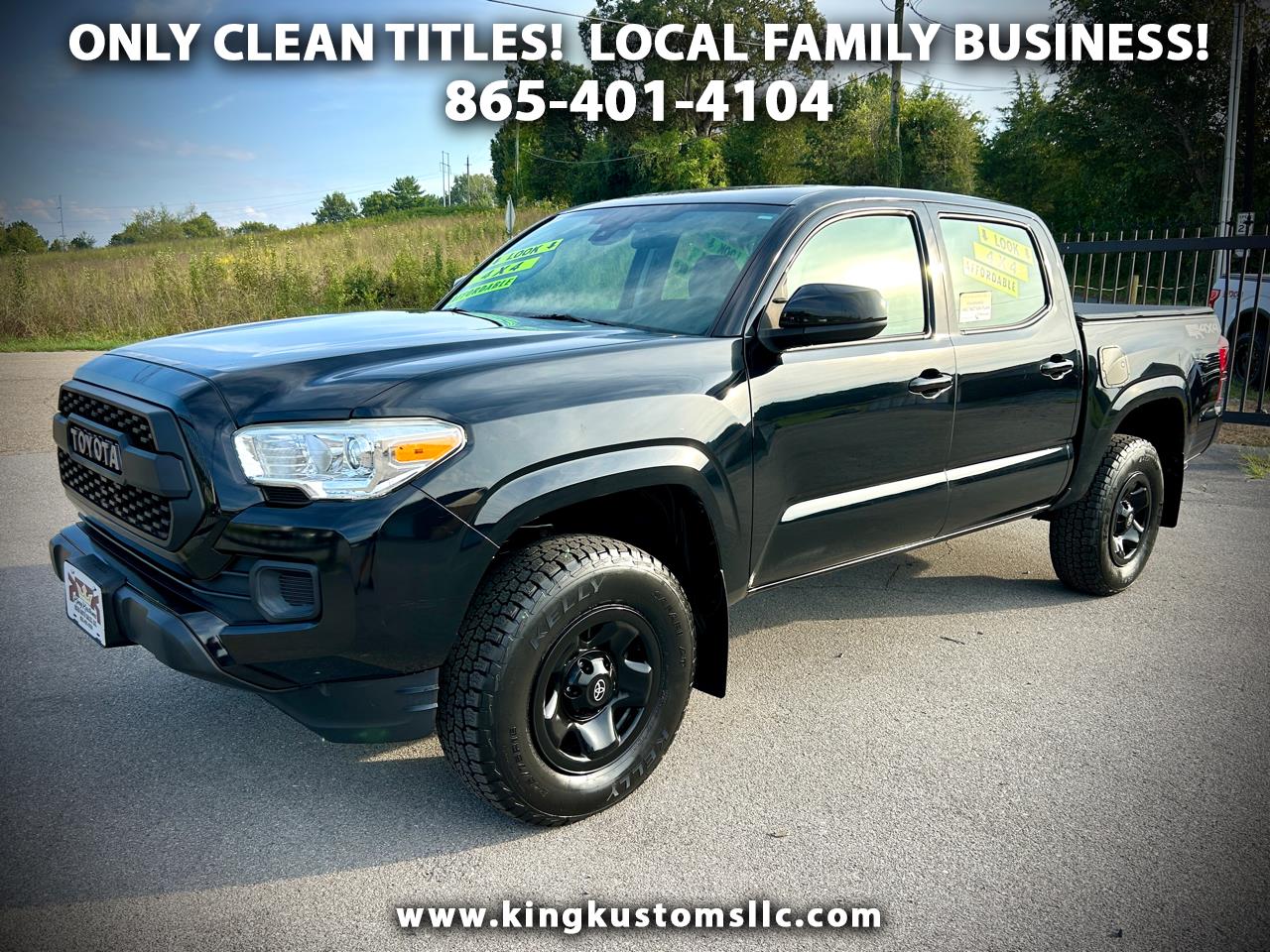 2018 Toyota Tacoma 4WD Double Cab V6 AT SR (Natl)