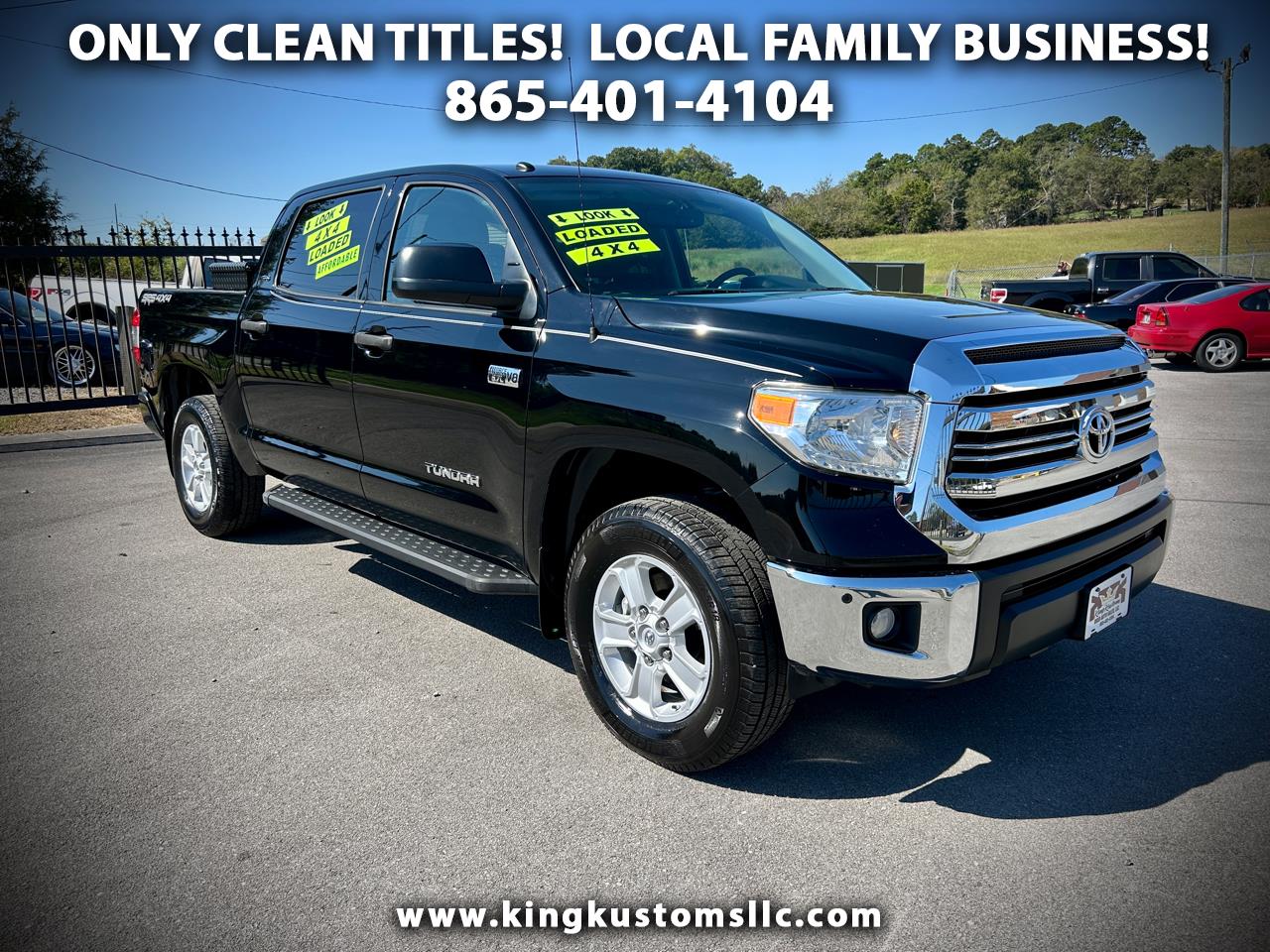 2017 Toyota Tundra SR5 5.7L V8 CrewMax 4WD