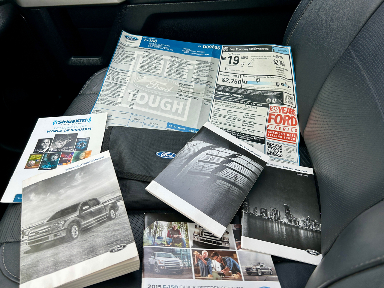 Ford F-150 4WD SuperCrew 139" Lariat 2015