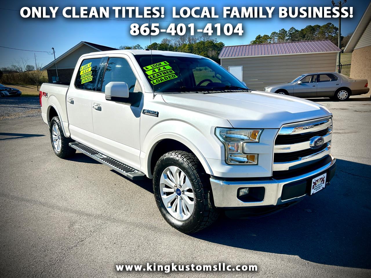 Ford F-150 4WD SuperCrew 139" Lariat 2015