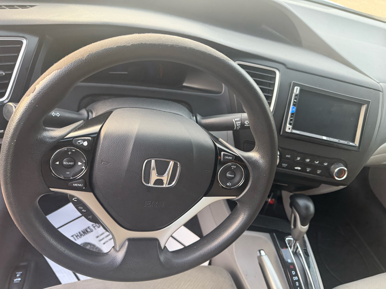 Honda Civic LX Sedan 5-Speed AT 2013