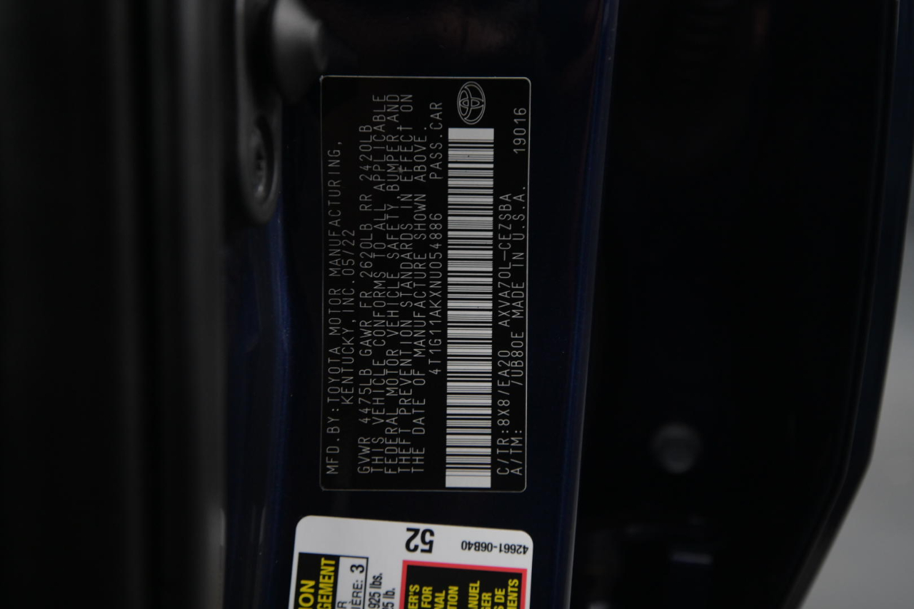 Toyota Camry SE 2022 Toyota Camry SE 2022