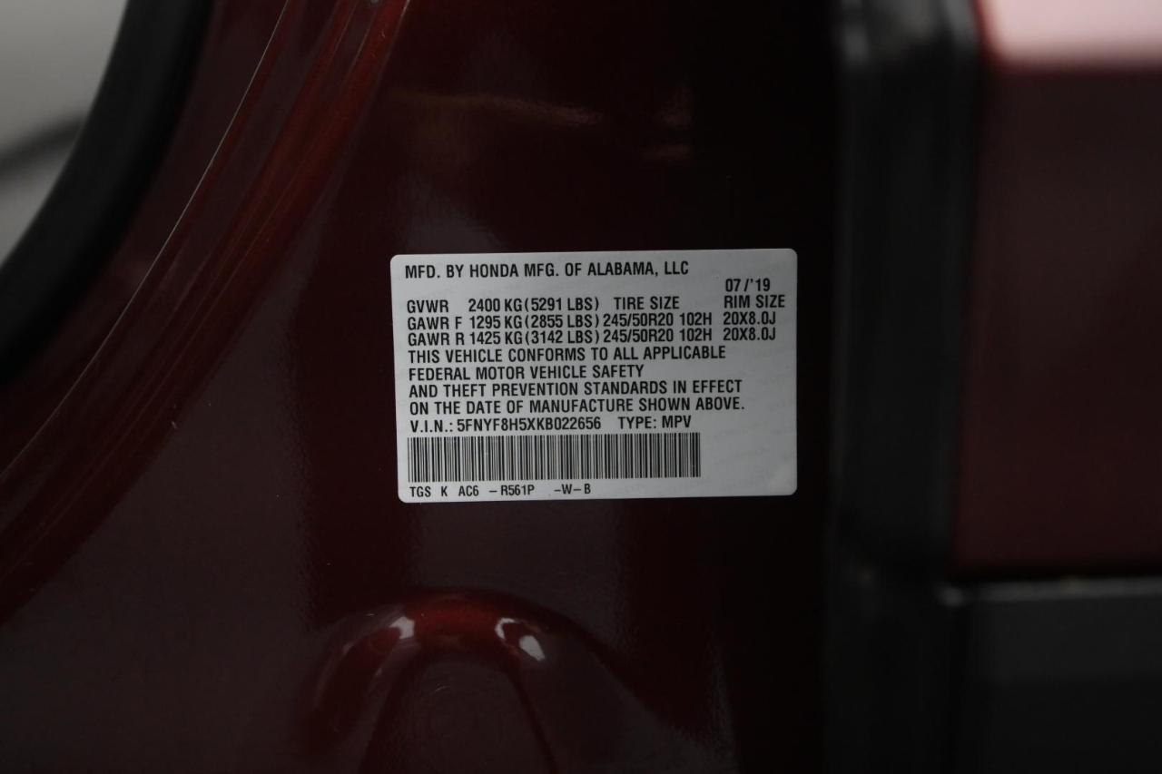 Honda Passport EX-L AWD 2019 Honda Passport EX-L AWD 2019