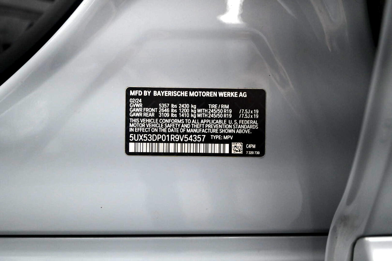 BMW X3 xDrive30i Sports Activity Vehicle 2024