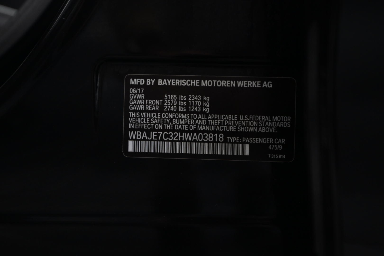 BMW 5 Series 540i xDrive Sedan 2017