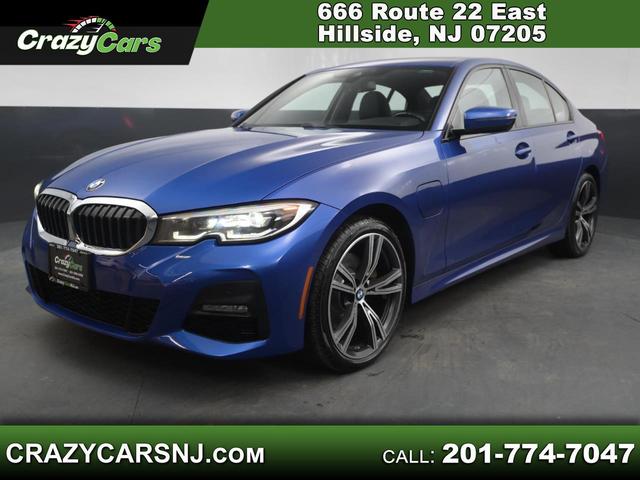 Blue 2021 BMW 3 Series 330e xDrive Hybrid Plug-in AWD Sedan All-Wheel Drive Automatic