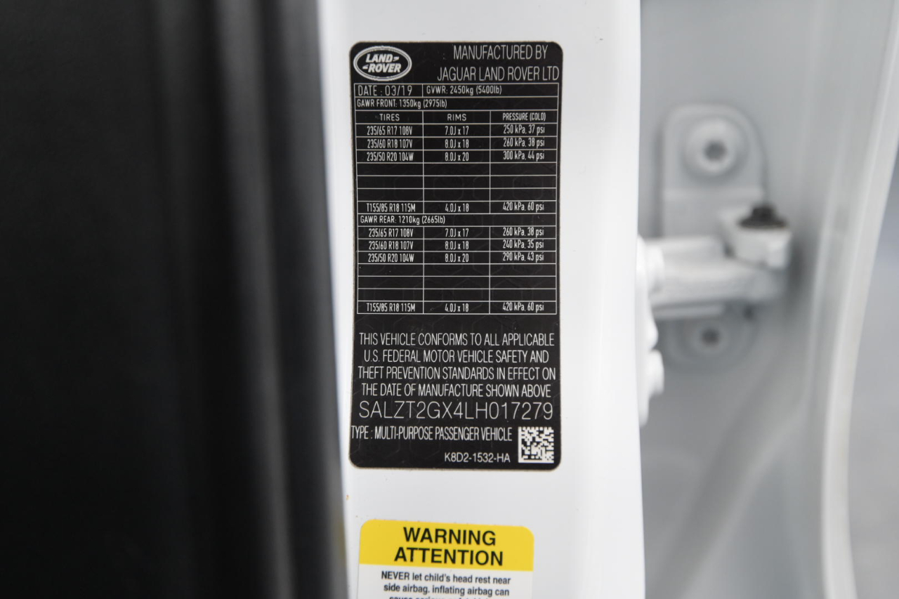 Land Rover Range Rover Evoque P300 R-Dynamic S 2020