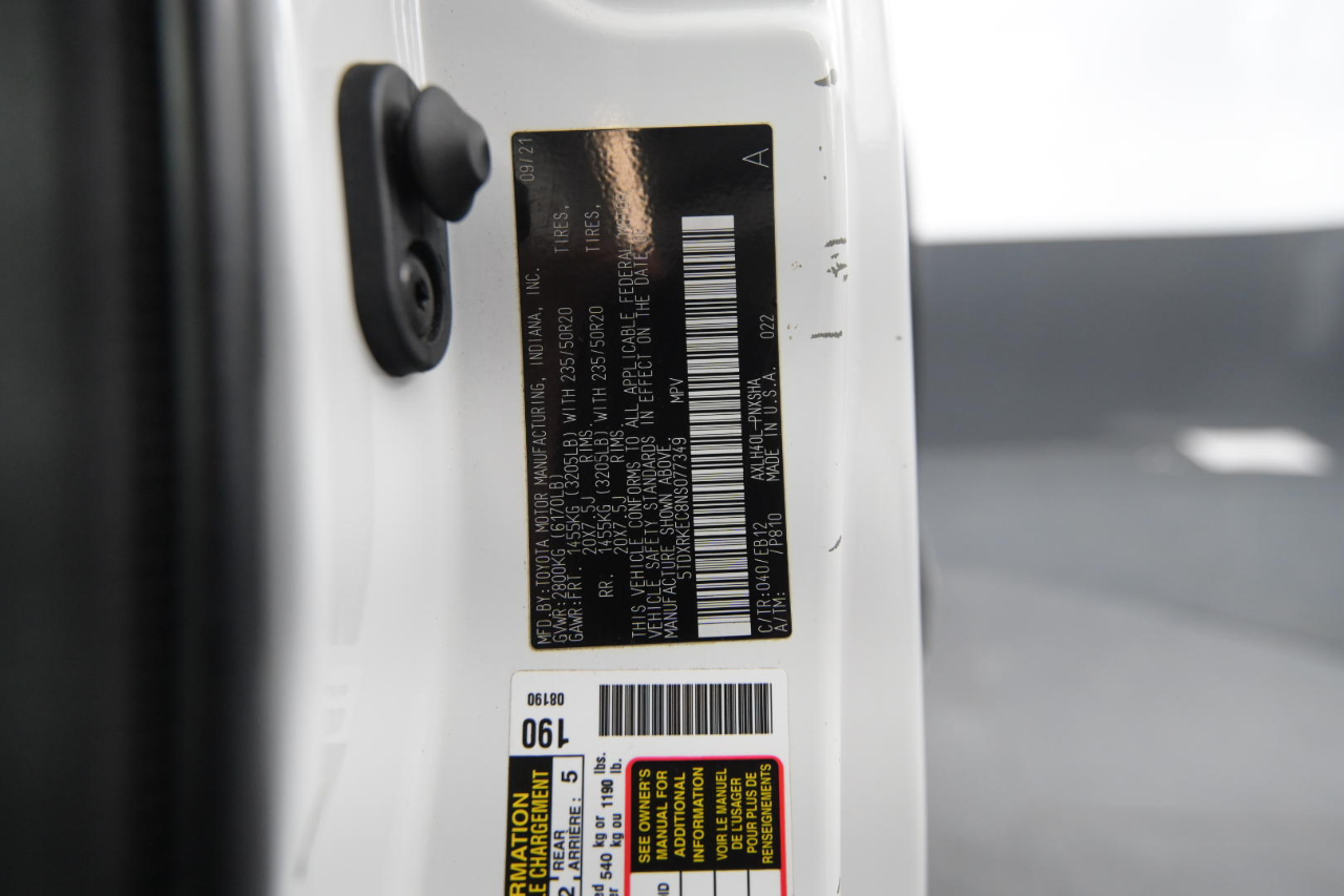 Toyota Sienna XSE FWD 7-Passenger (Natl) 2022