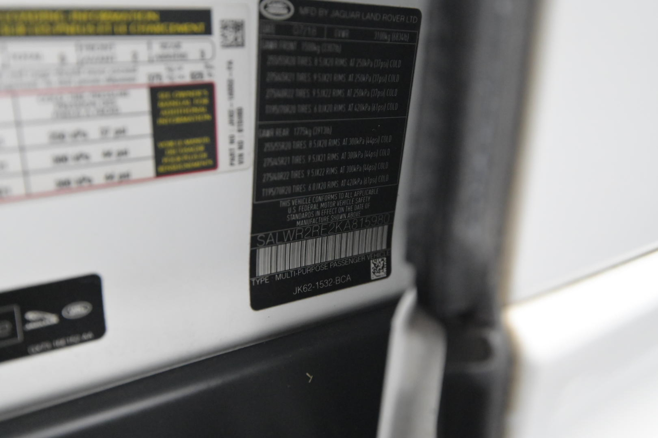 Land Rover Range Rover Sport V8 Supercharged Dynamic 2019