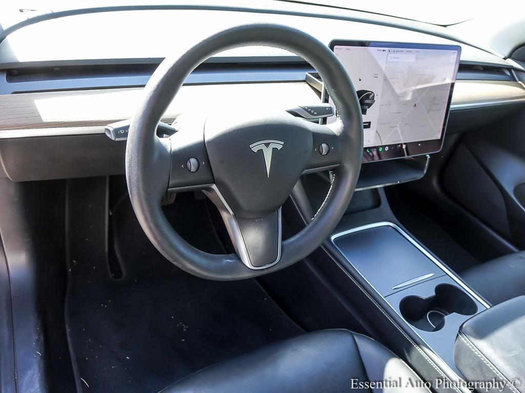2021 Tesla Model 3 Long Range 4D Sedan AWD - Gray exterior view 8