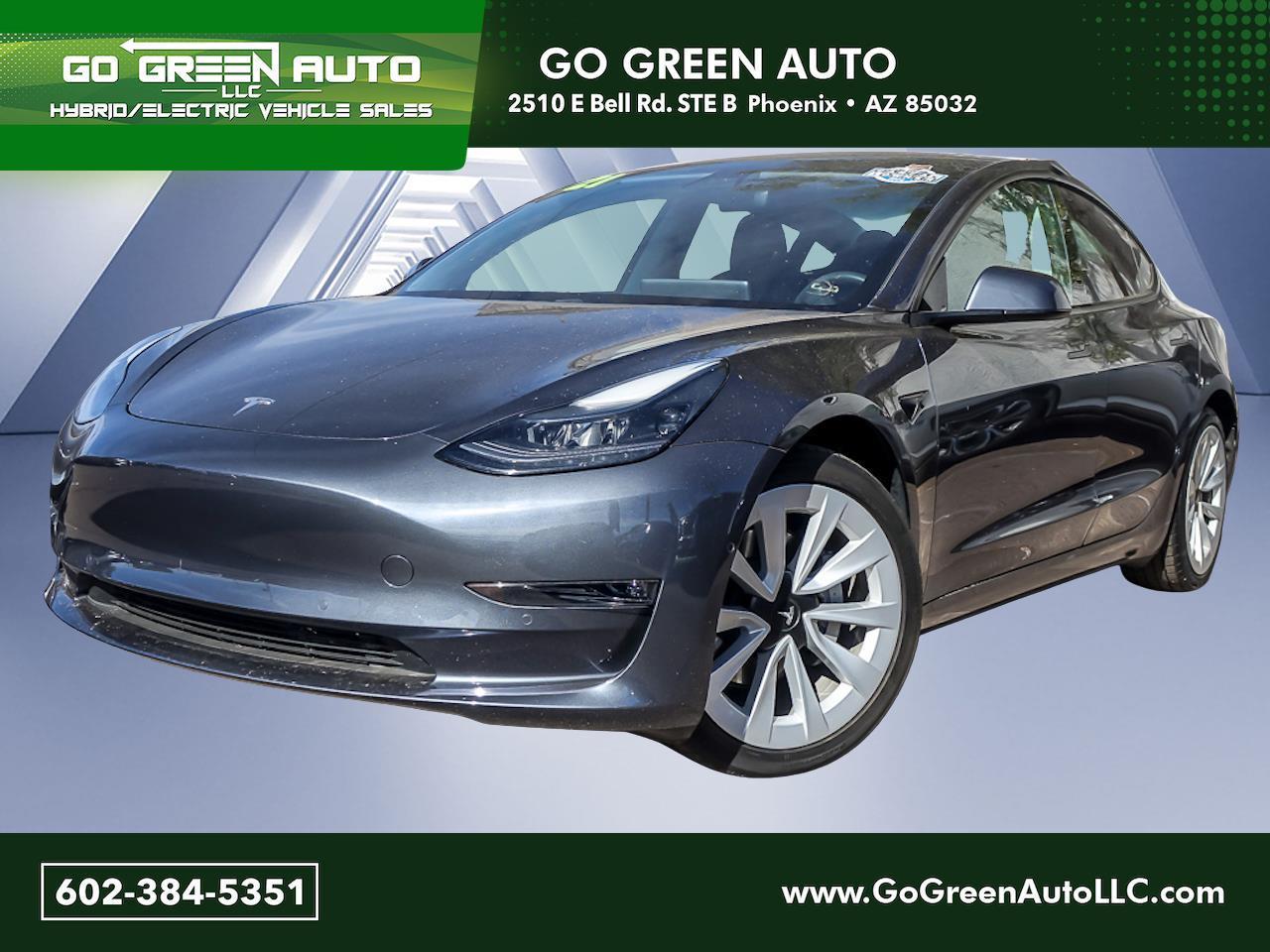 2021 Tesla Model 3 Long Range 4D Sedan AWD