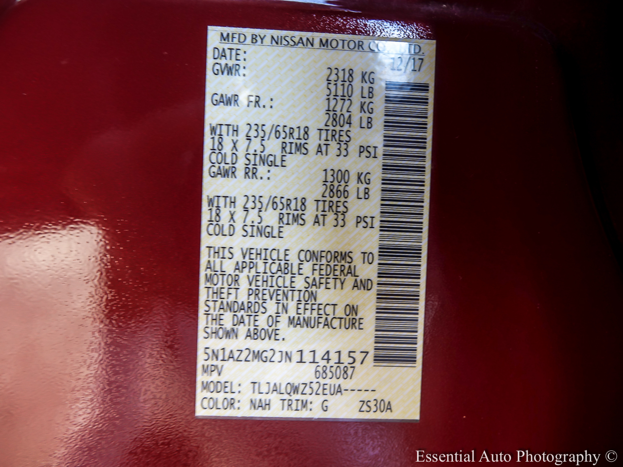 Nissan Murano SV 2018