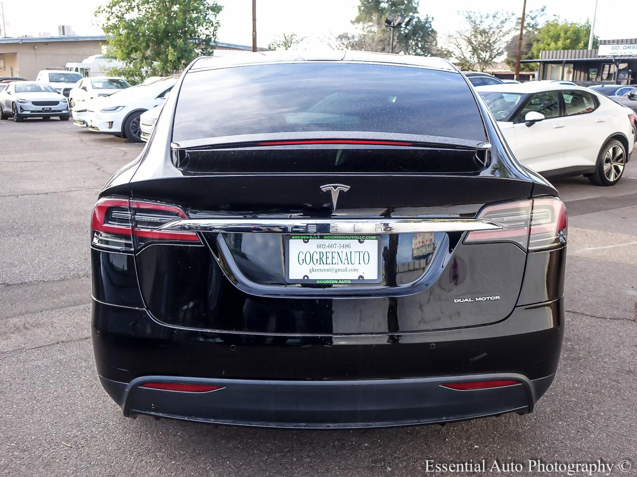 2019 Tesla Model X Long Range 4D SUV AWD - Black exterior view 4
