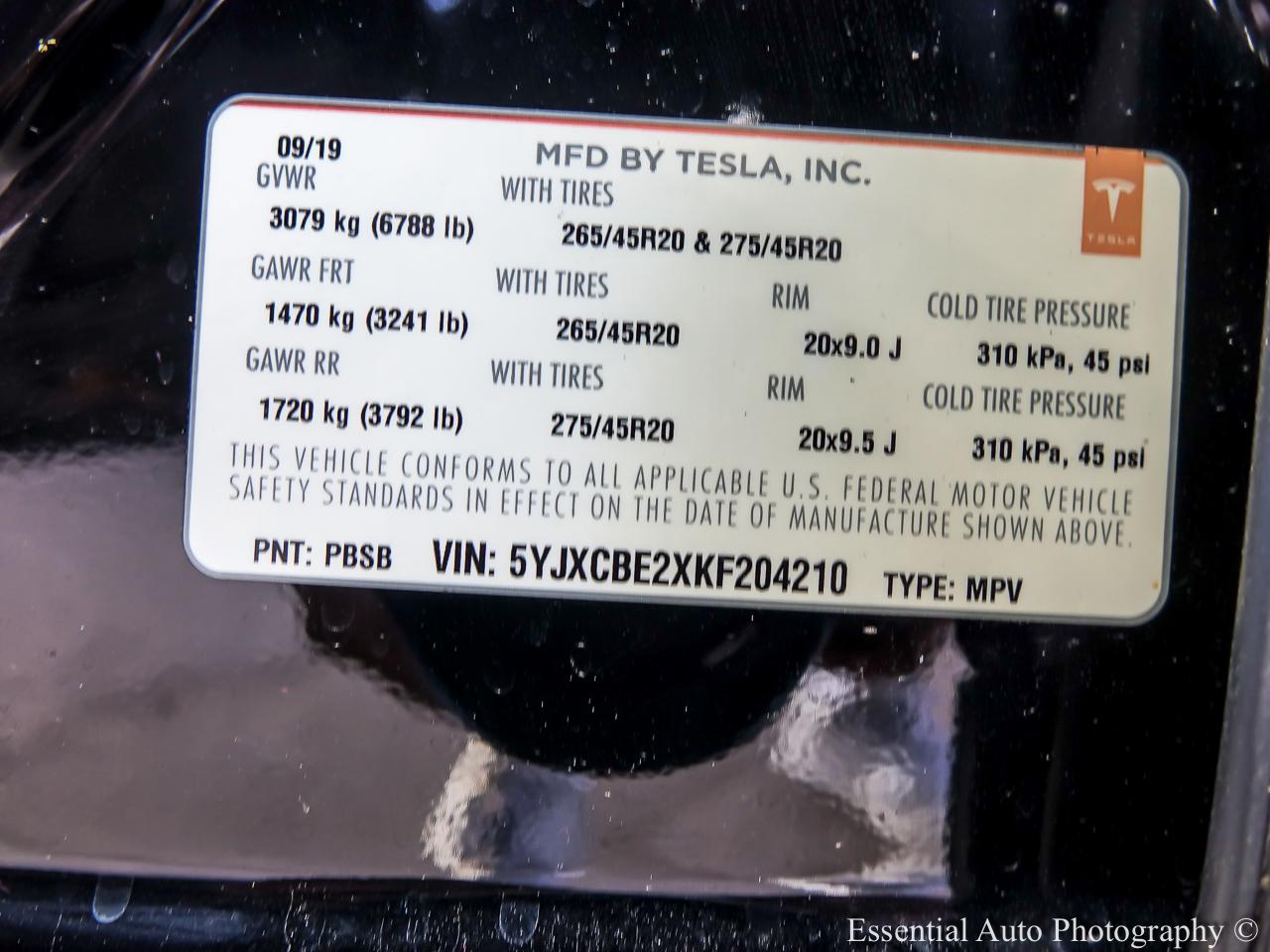 Tesla Model X Long Range 4D SUV AWD 2019