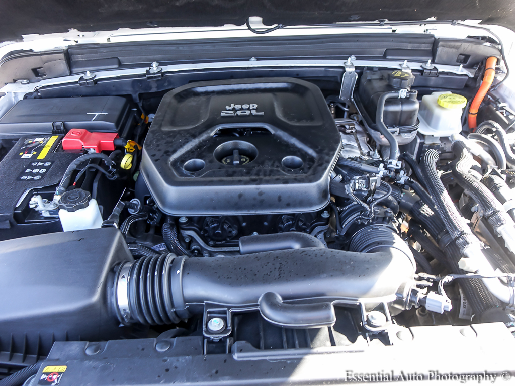 2022 Jeep Wrangler 4xe Unlimited Sahara 4XE 4D SUV 4WD - White exterior view 20