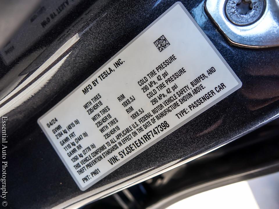 Tesla Model 3 Long Range 4D Sedan RWD 2024