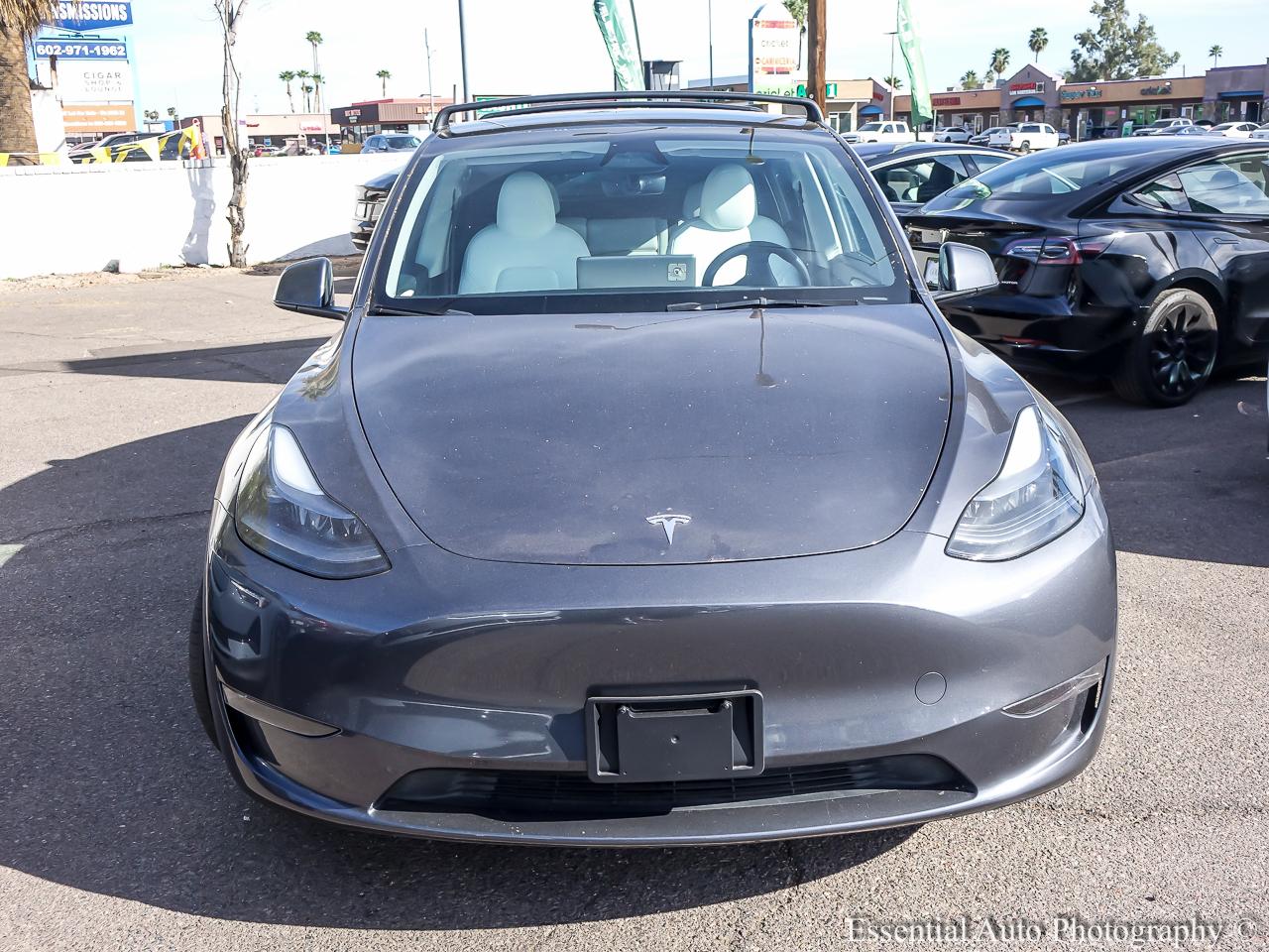 2023 Tesla Model Y Standard Range 4D SUV - Gray exterior view 4