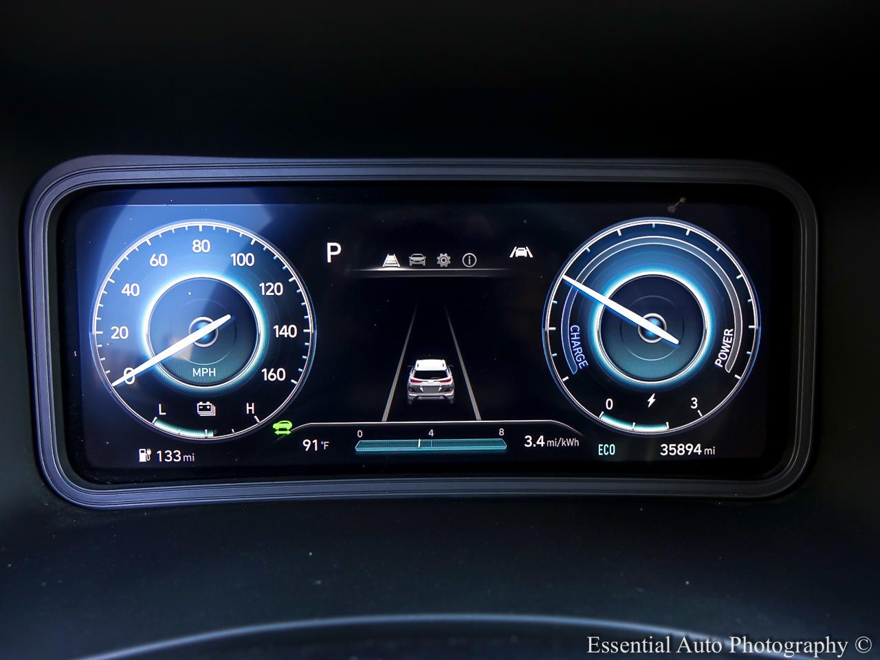 2023 Hyundai Kona EV SE 4D SUV FWD - White exterior view 10