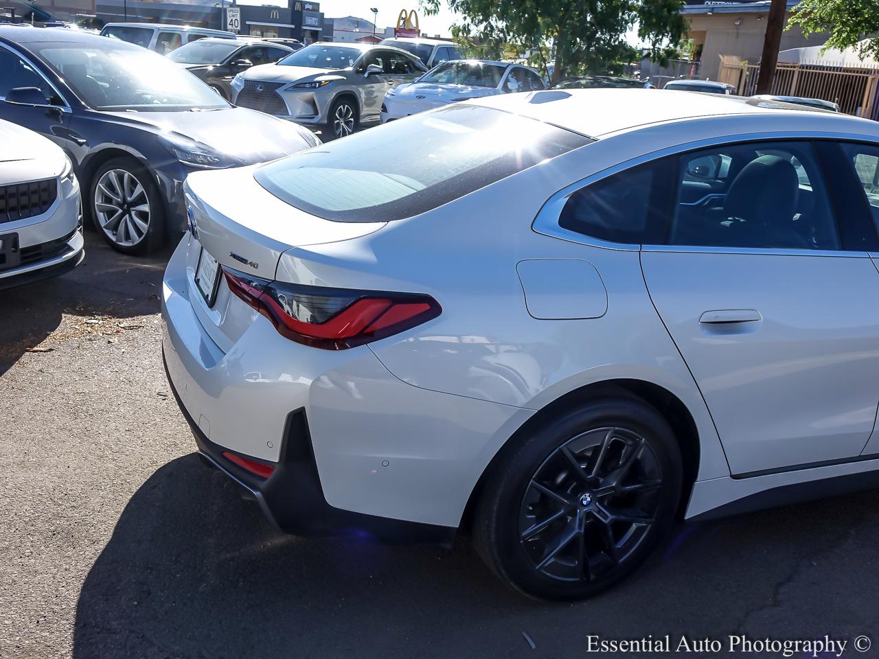 2024 BMW i4 xDrive40 4D Gran Coupe - White exterior view 6