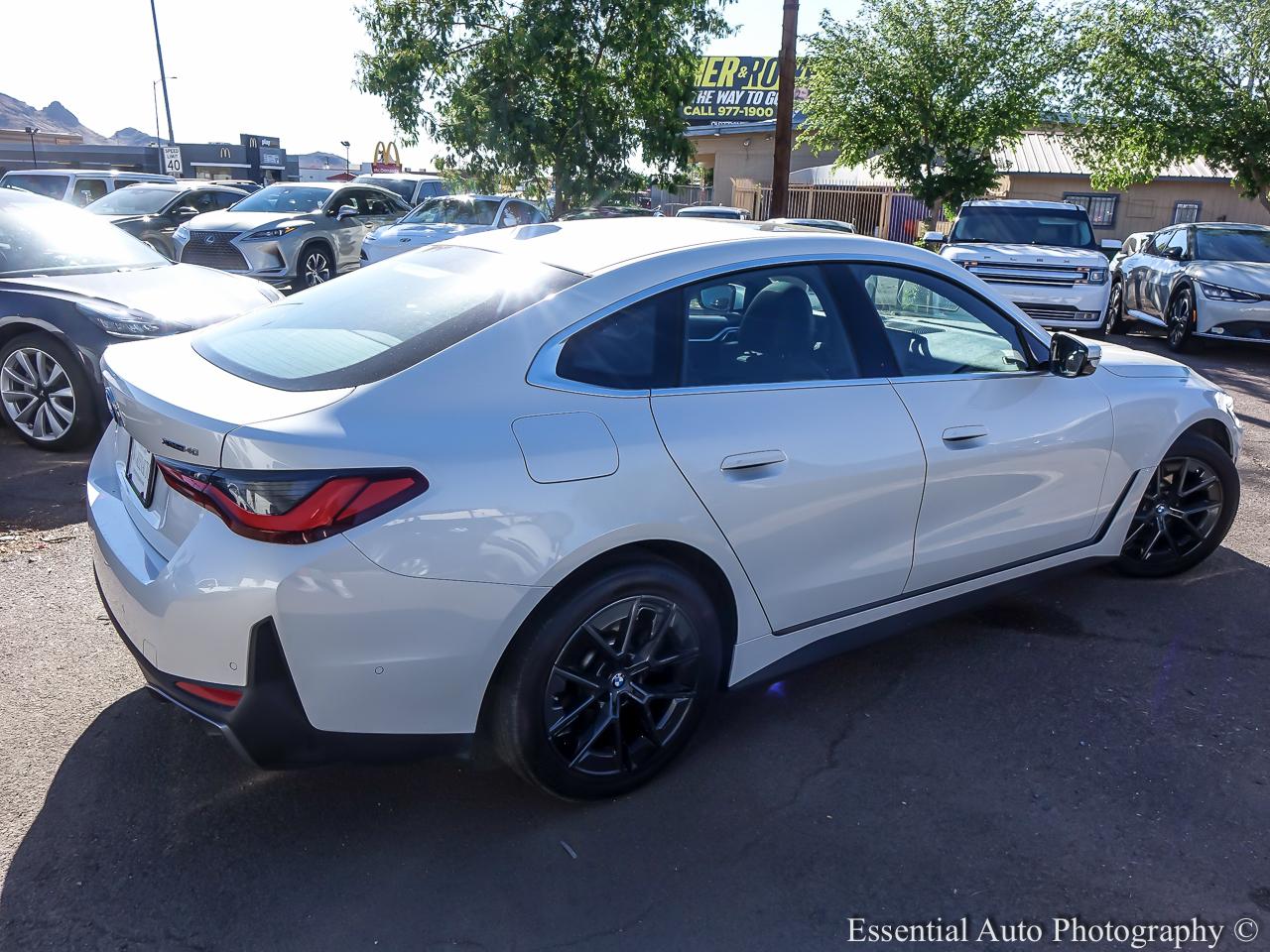 2024 BMW i4 xDrive40 4D Gran Coupe - White exterior view 7