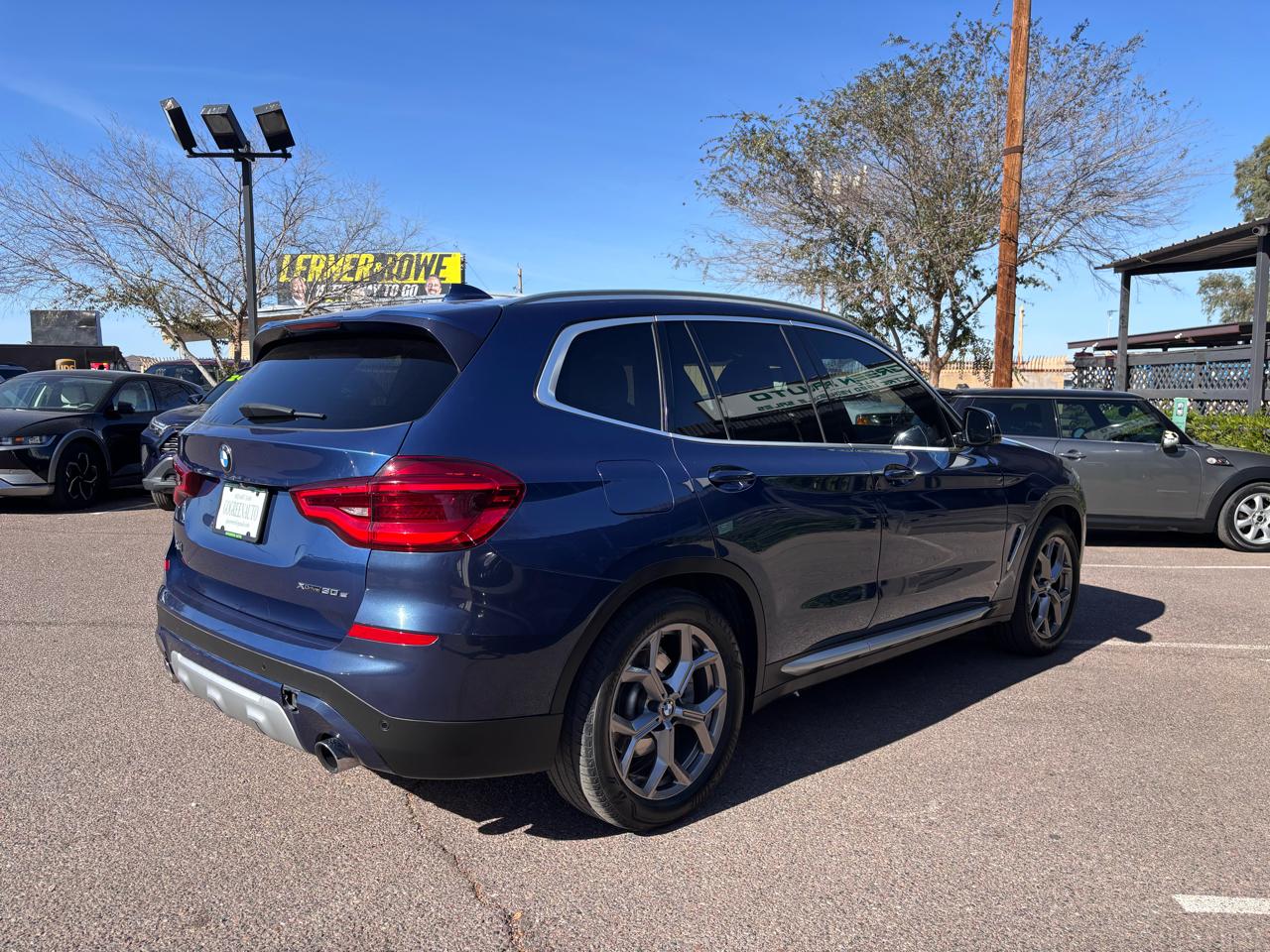 2020 BMW X3 XDrive30e 4D SAV - Blue exterior view 3