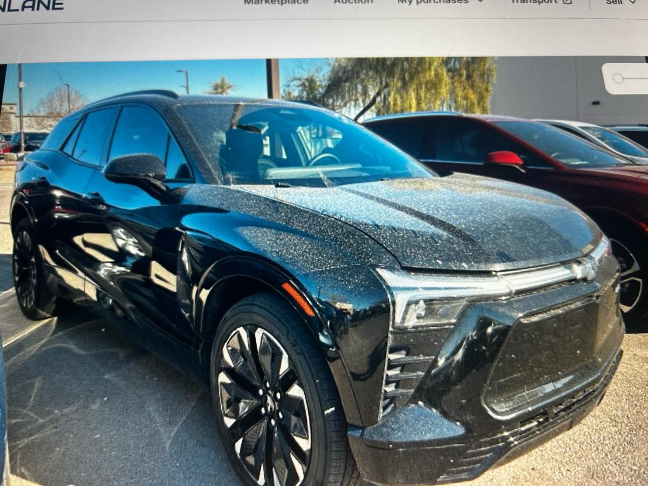 2024 Chevrolet Blazer EV RS 4D SUV RWD - Black exterior view 2