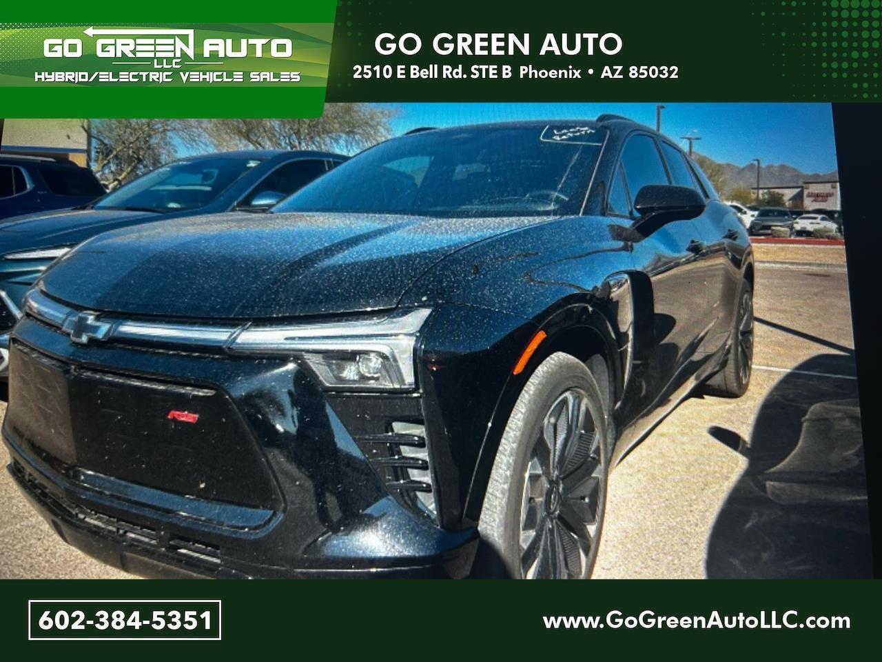 2024 Chevrolet Blazer EV RS 4D SUV RWD - Black exterior view 1