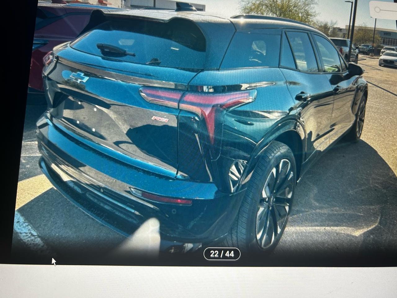 2024 Chevrolet Blazer EV RS 4D SUV RWD - Black exterior view 3