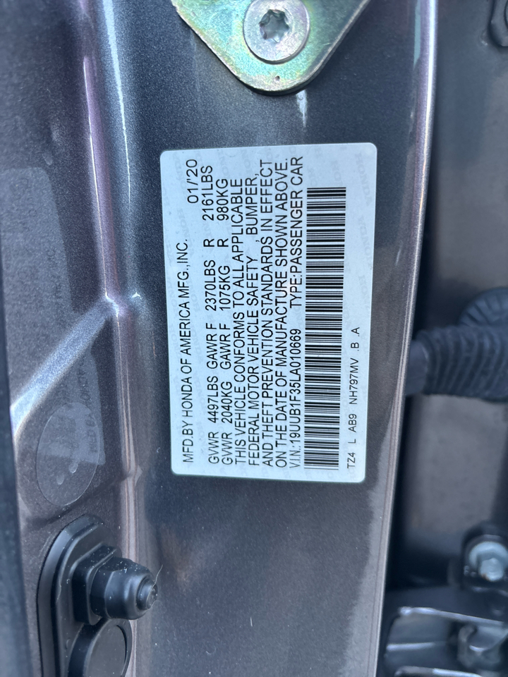 Acura TLX Base 2.4L 2020