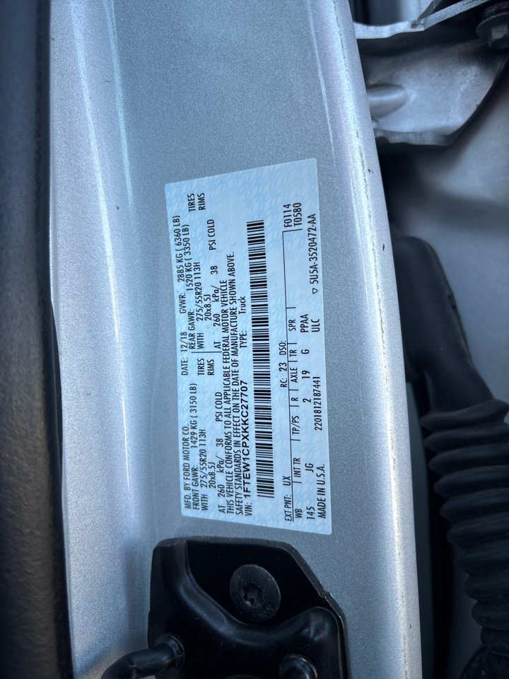 Ford F-150 XL SuperCrew 5.5-ft. Bed 2WD 2019