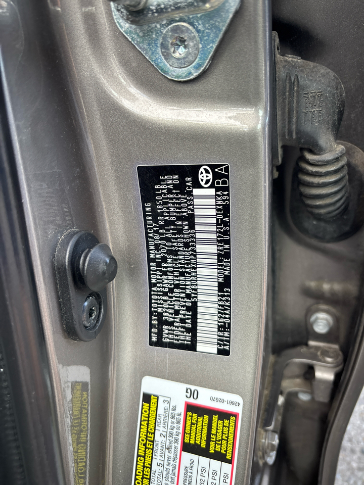 Toyota Corolla LE CVT 2017