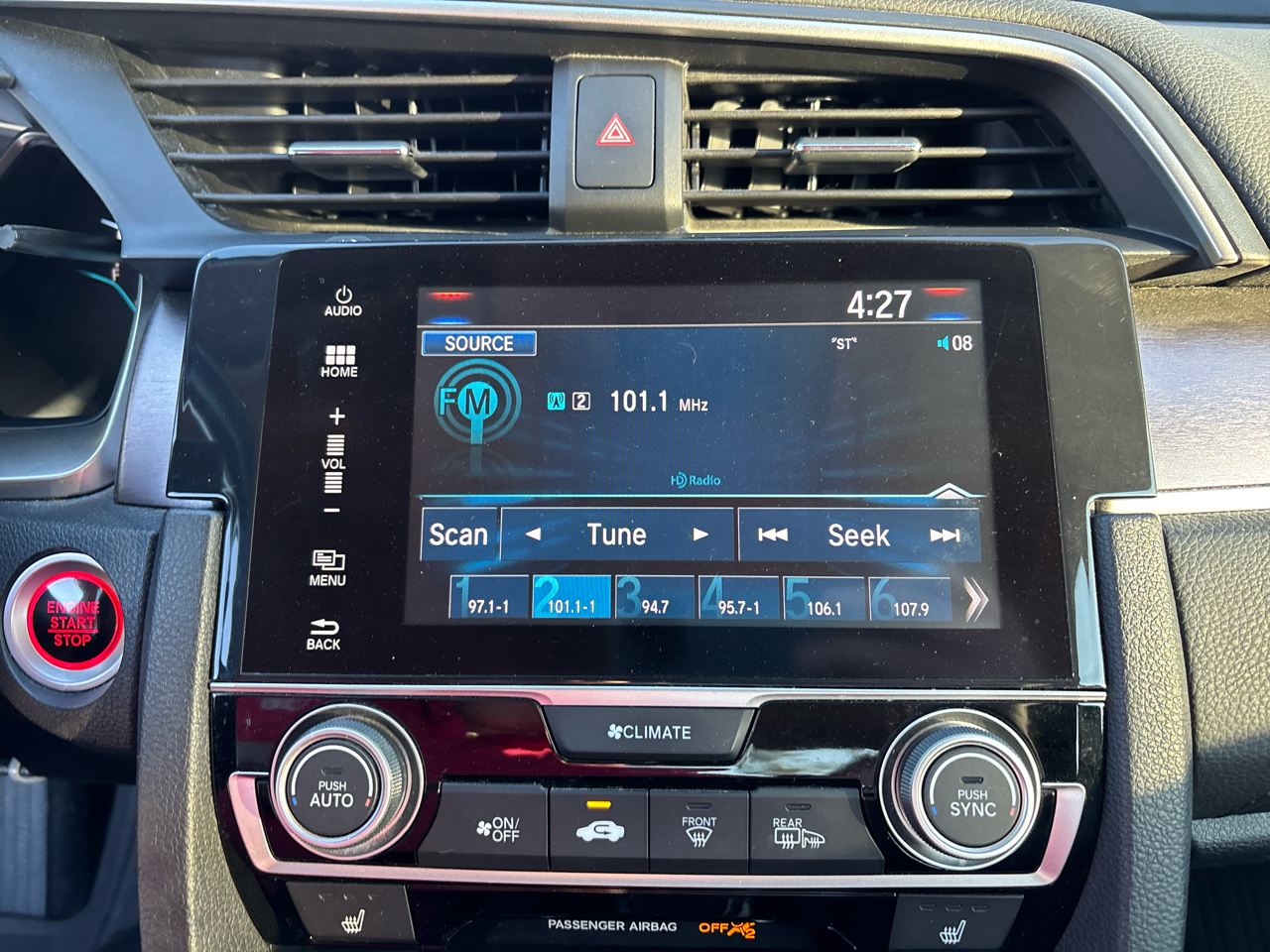 Honda Civic EX-TL Sedan CVT 2017