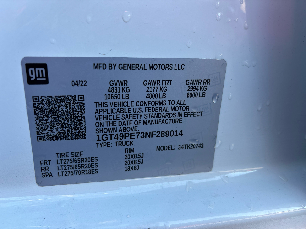 GMC Sierra 2500HD AT4 Crew Cab 4WD 2022