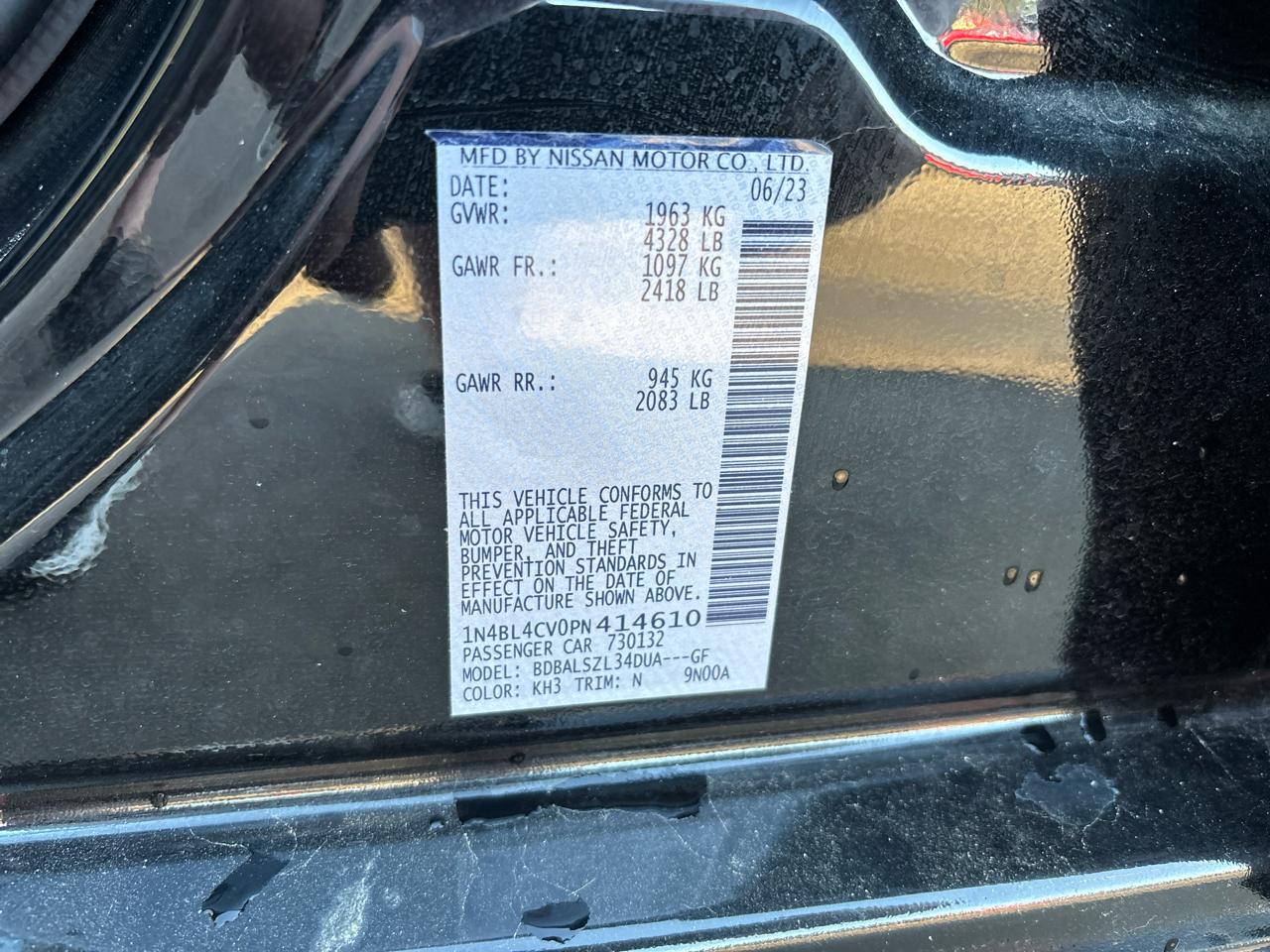 Nissan Altima 2.5 SR 2023