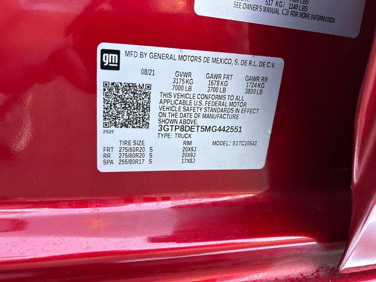 GMC Sierra 1500 SLT Crew Cab Short Box 2WD 2021