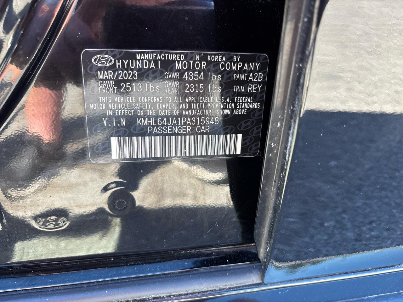 Hyundai Sonata SEL 2023