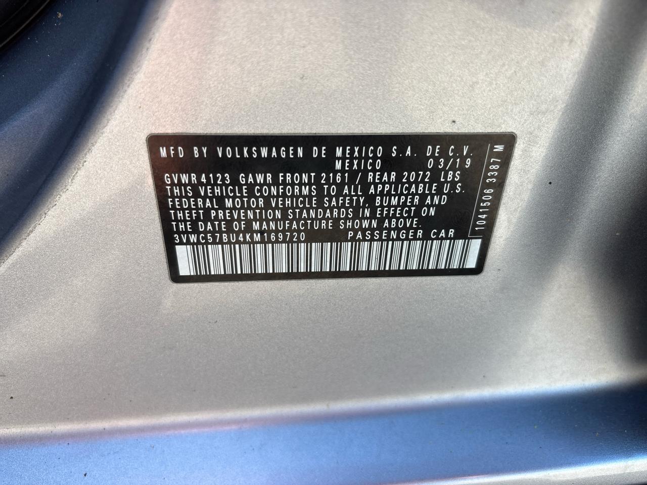 Volkswagen Jetta 1.4T SEL Premium 8A 2019