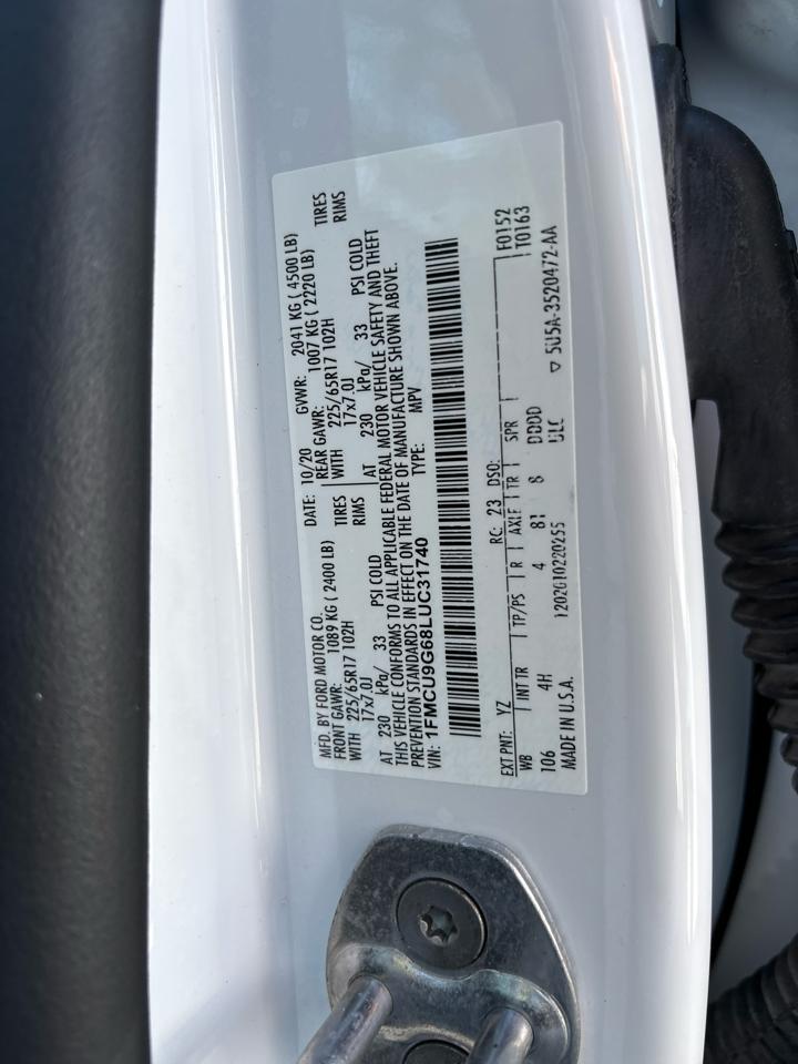 Ford Escape SE AWD 2020