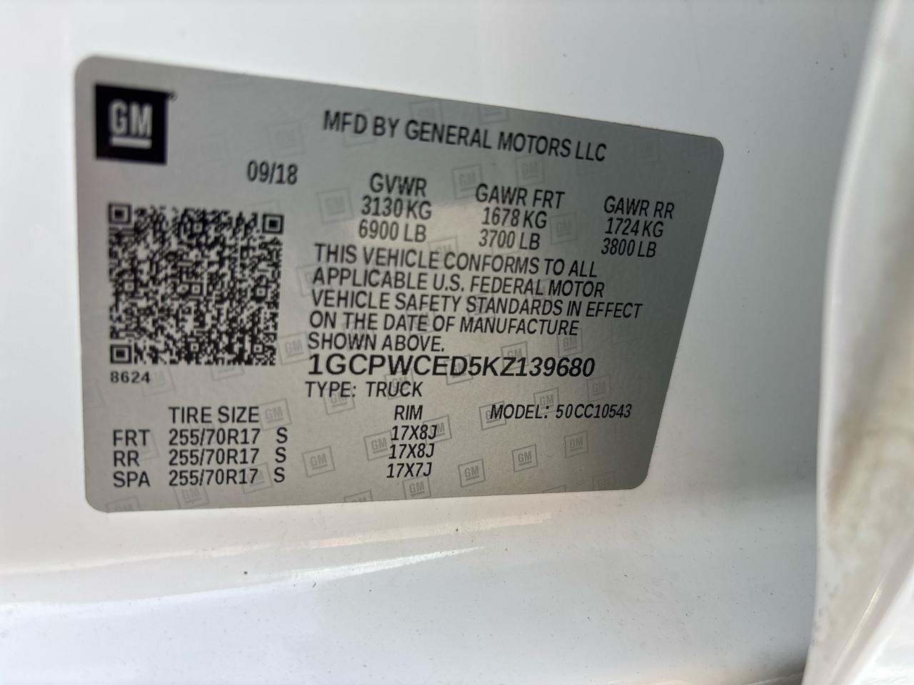 Chevrolet Silverado 1500 LT Crew Cab 2WD 2019