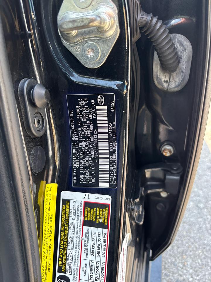 Toyota Avalon XLE 2013
