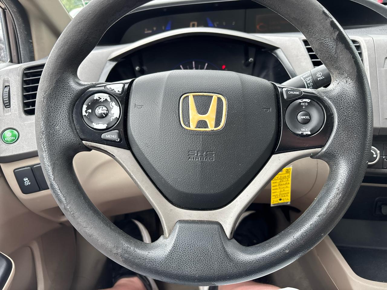 Honda Civic LX Sedan 5-Speed AT 2012