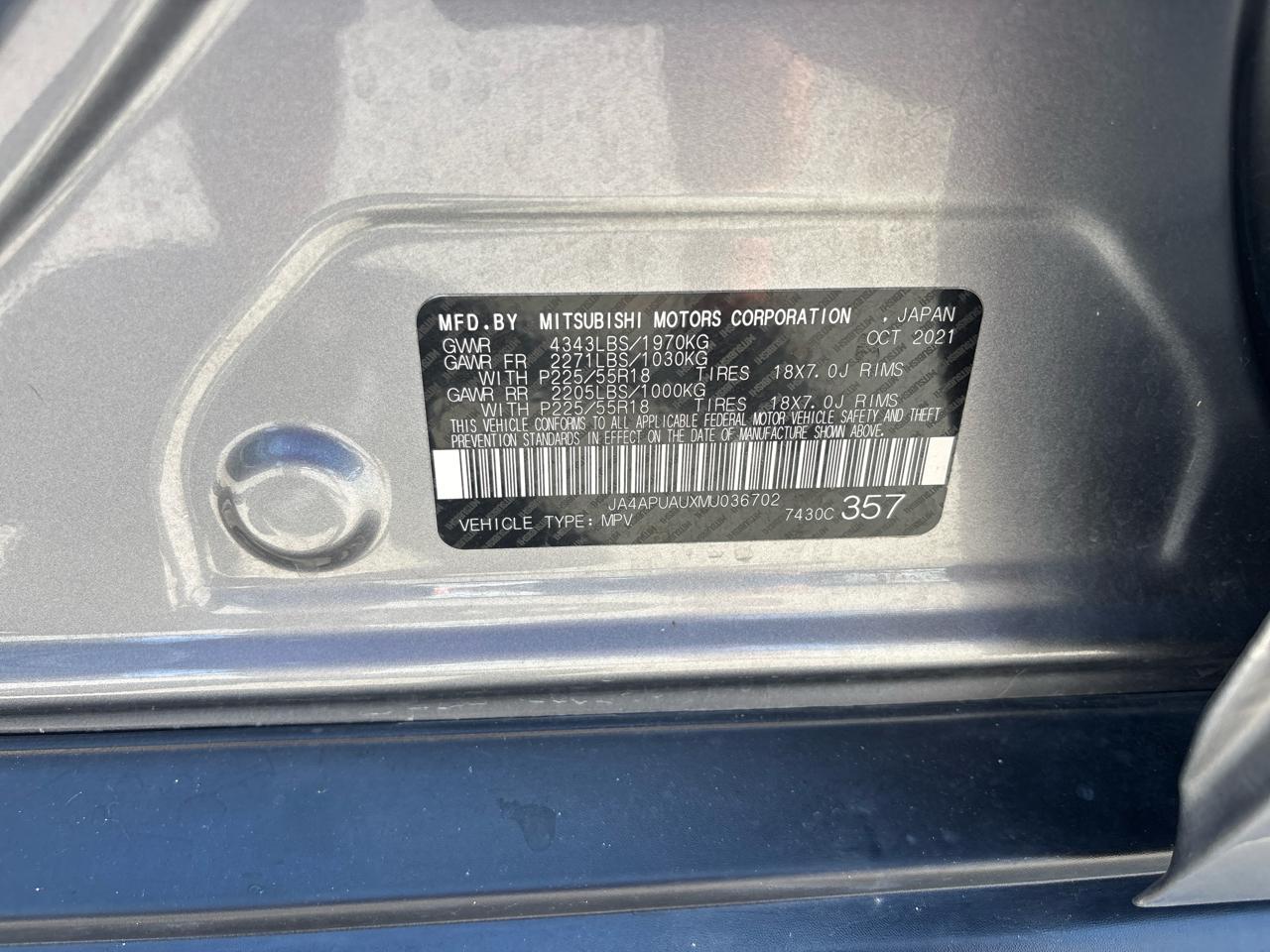 Mitsubishi Outlander Sport 2.0 ES CVT 2021