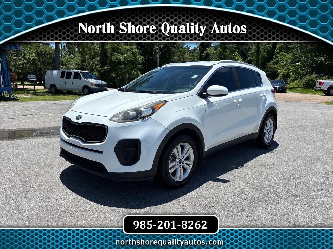 White 2018 Kia Sportage LX SUV / Crossover Front-Wheel Drive Automatic